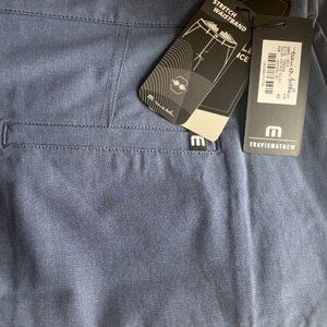 Travis Mathew Beck Golf Shorts - NWT - SZ. 40 - Vintage Indigo Blue